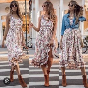 Spell & The Gypsy Collective Maisie Strappy Dress, Size Medium